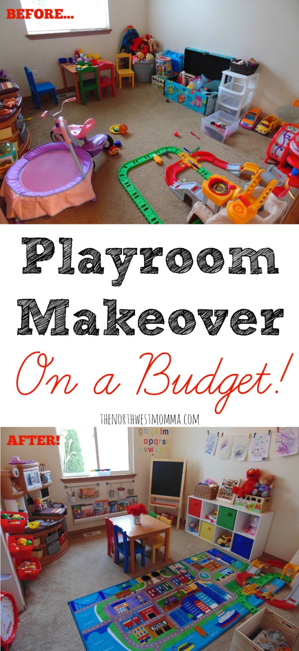 Playroom Makeover on a Budget